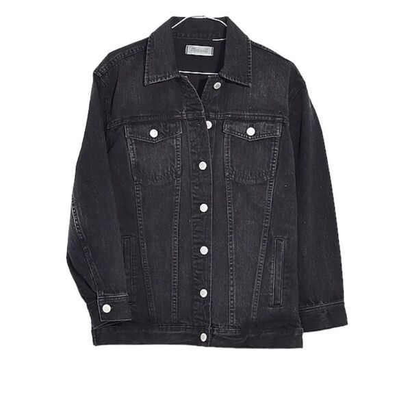 Madewell The Oversized Jean Jacket in Lunar Wash XS - Picture 2 of 8